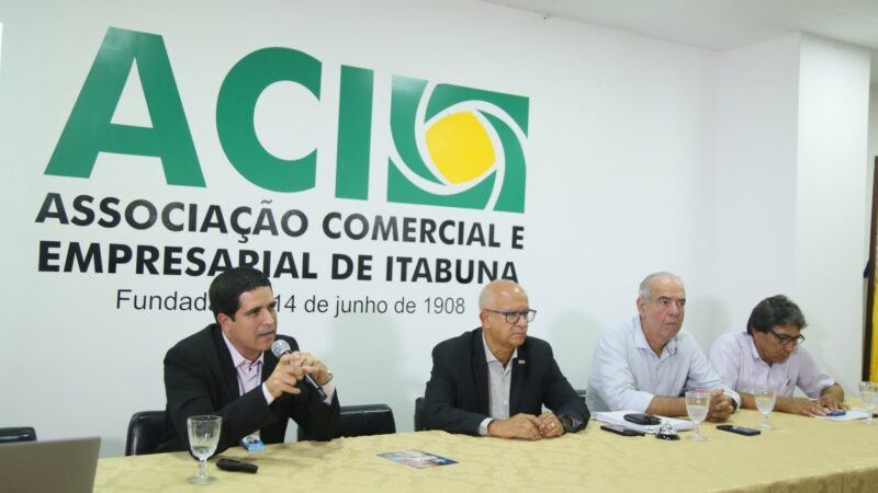 Presidente da EMASA pede apoio das entidades comerciais para reduzir a inadimplência do comércio de Itabuna com a empresa