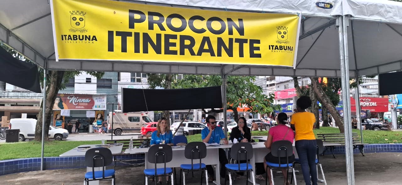 Projeto PROCON em Movimento faz ação especial no comércio de Itabuna em razão do Dia dos Pais