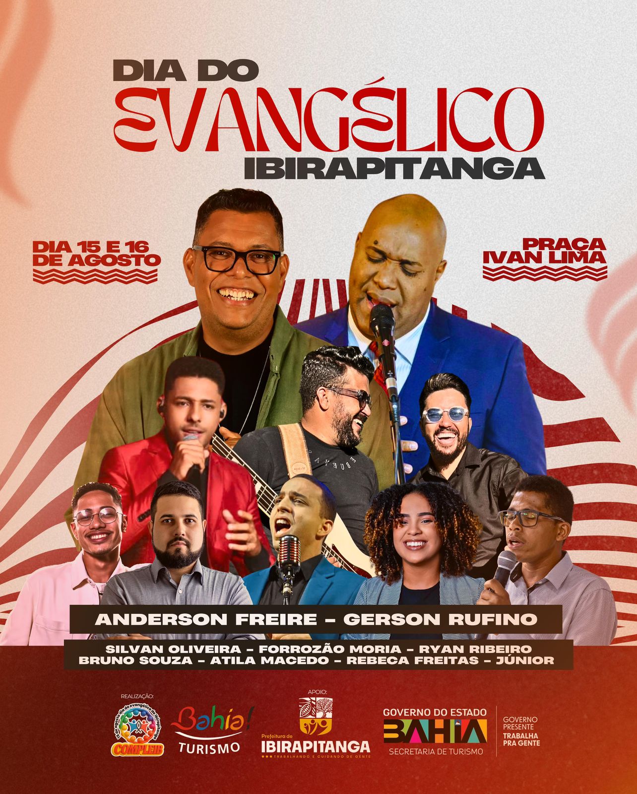 Ibirapitanga celebra o Dia dos Evangélicos com grandes atrações nos dias 15 e 16 de agosto