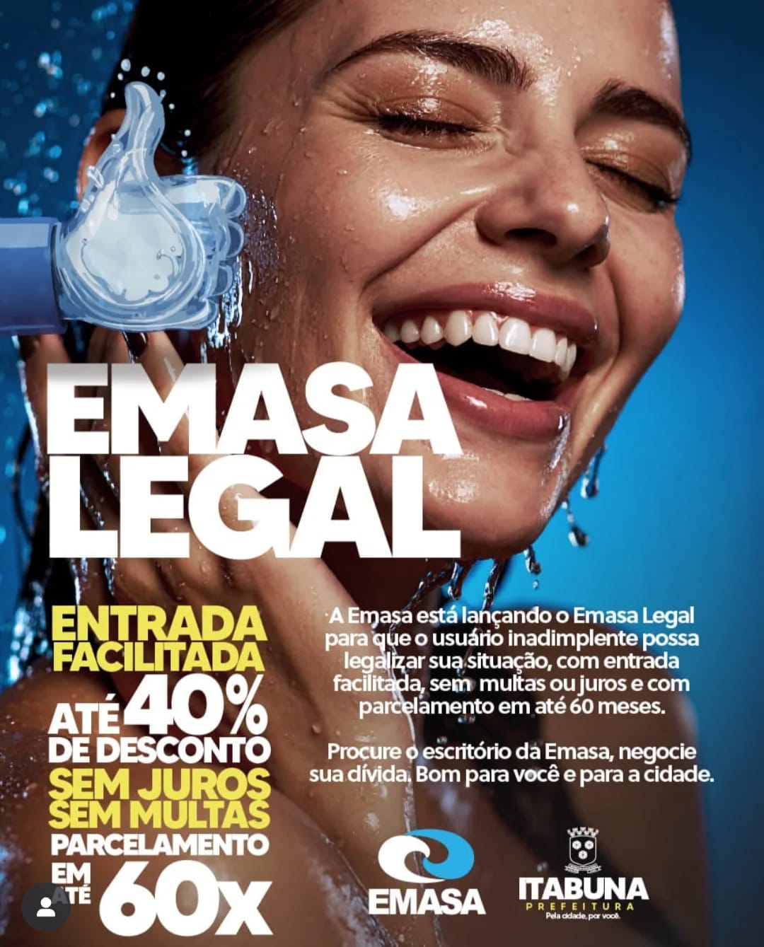 EMASA prorroga Programa EMASA Legal por mais 90 dias a partir de 1º de agosto