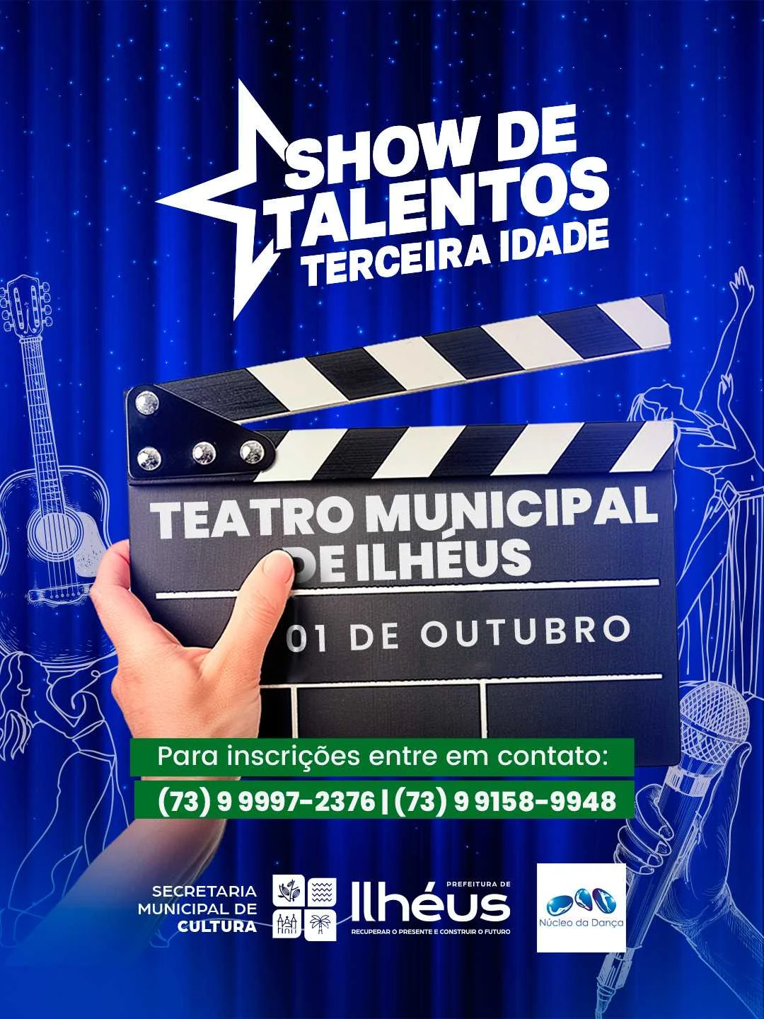 Prefeitura de Ilhéus promove Show de Talentos da Terceira Idade no Teatro Municipal