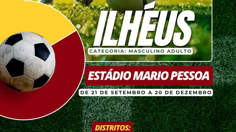 Prefeitura de Ilhéus lança a 1ª Copa Distrital de Futebol de Campo