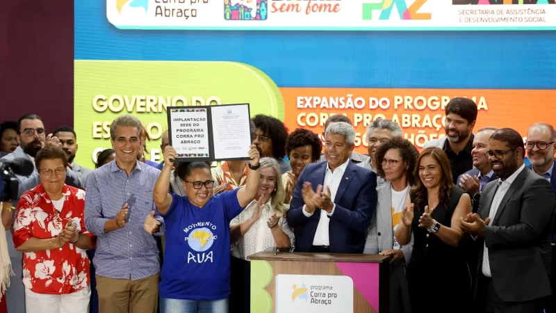 Governo do Estado investe R$ 54 milhões para ampliação de ações do Corra pro Abraço na Bahia