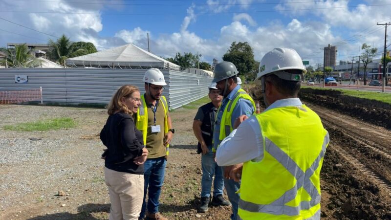 Titular da Infraestrutura e Urbanismo e especialistas fazem visita técnica às obras do Complexo Viário da Princesa Isabel