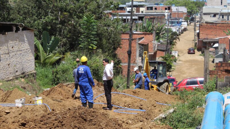 EMASA avança com as obras e serviços de substituição da rede de distribuição de água no Novo Lomanto