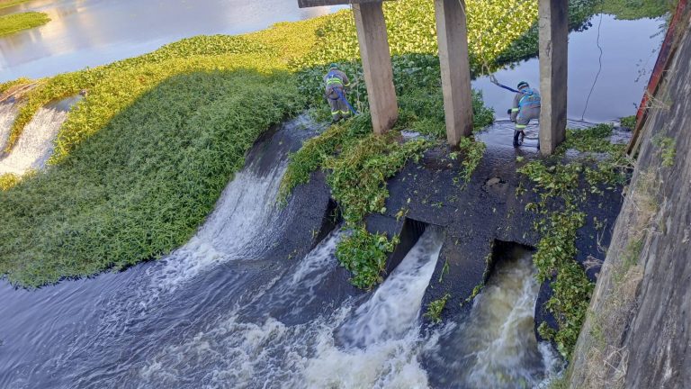 Prefeitura de Itabuna e RCI realizam a desobstrução das comportas do Rio Cachoeira