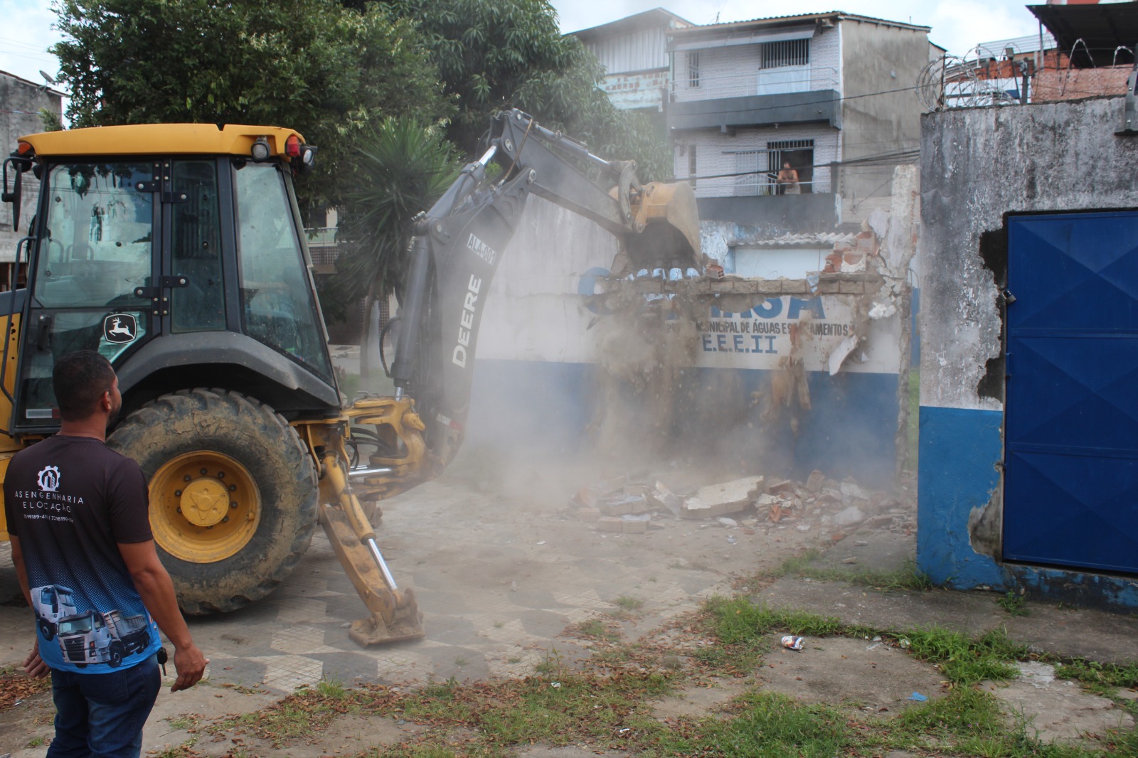 Obras de requalificação da Praça da EMASA são iniciadas no Mangabinha