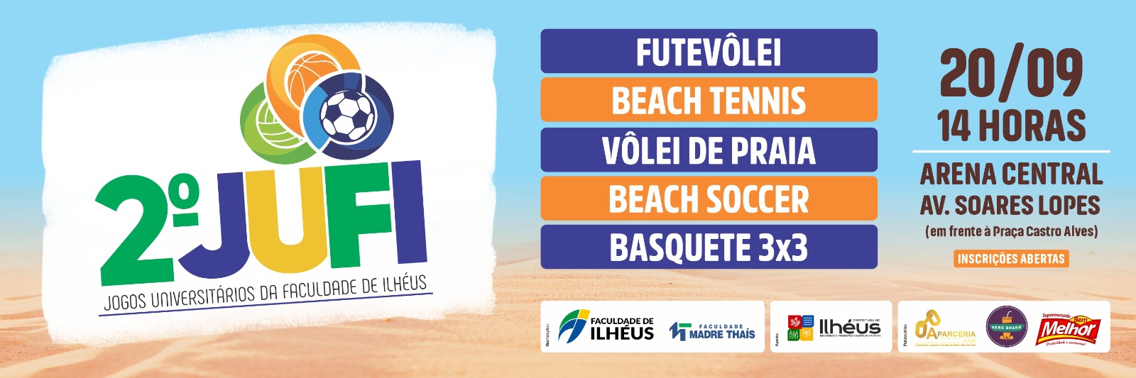 Faculdade de Ilhéus promove a 2ª edição dos Jogos Universitários neste sábado, na arena da Soares Lopes