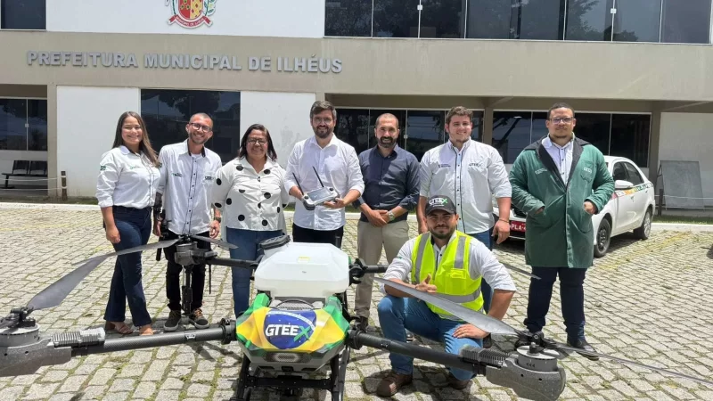 Ilhéus sai na frente e testa drone pulverizador no combate à dengue