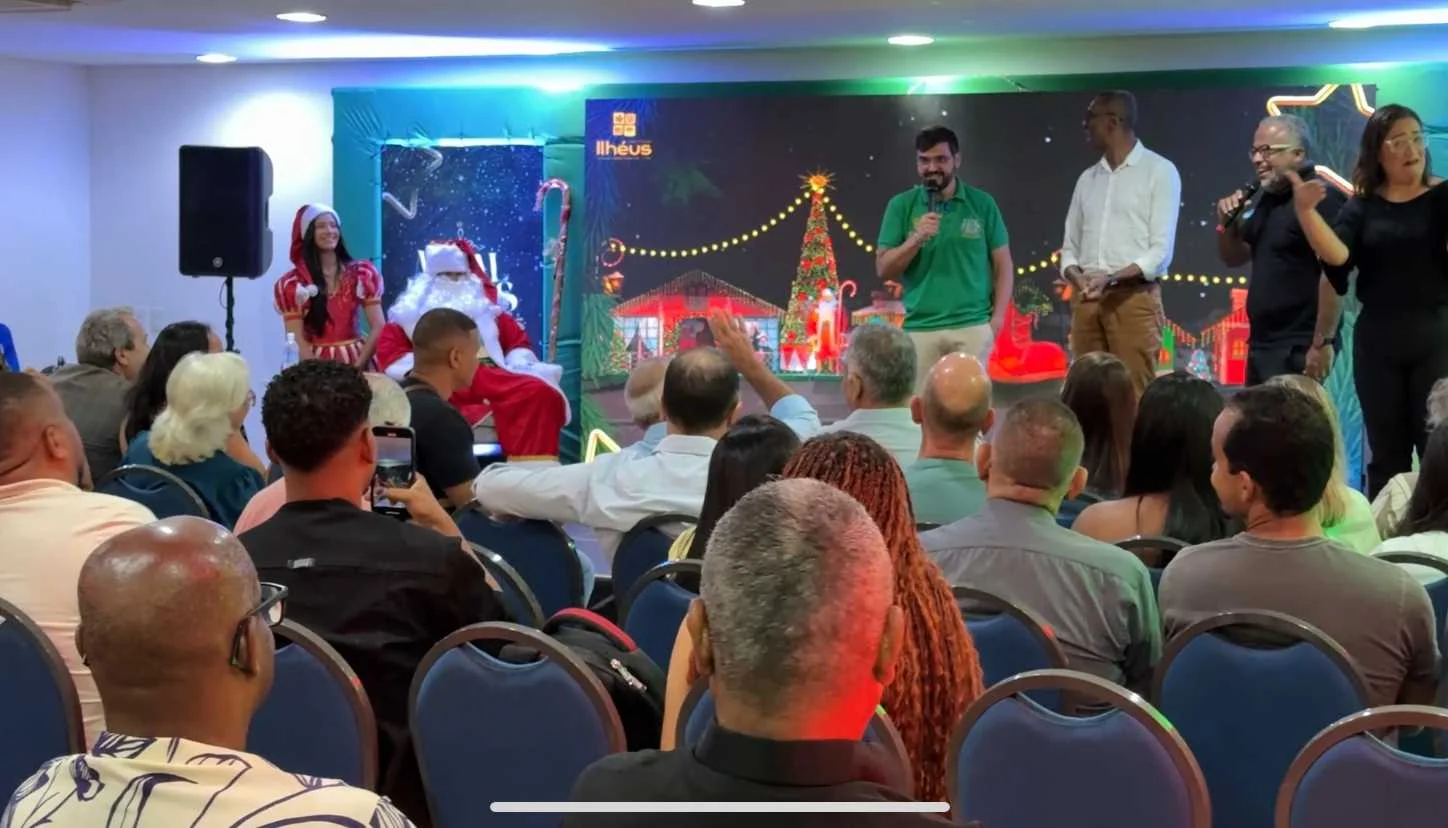 Prefeito Valderico Junior apresenta Natal Ilhéus 2025 com foco em união e fortalecimento do comércio