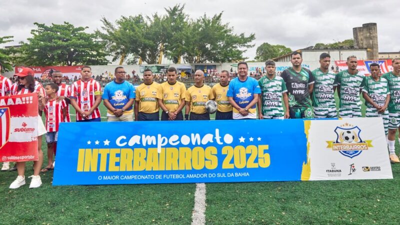 Campos de futebol lotados na rodada inaugural do Campeonato Interbairros de Futebol de Itabuna no domingo