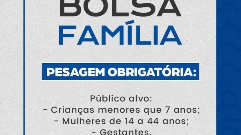 Ilhéus intensifica mobilização final para pesagem do Bolsa Família