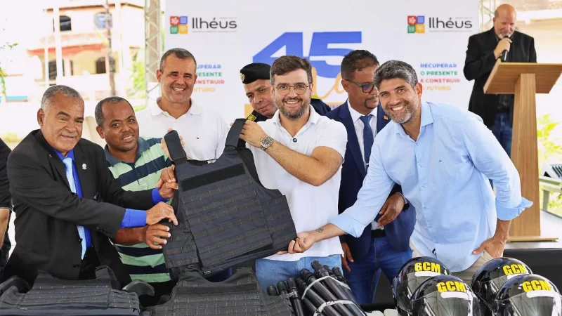 Prefeitura de Ilhéus celebra 45 anos da Guarda Civil Municipal com entregas e investimentos