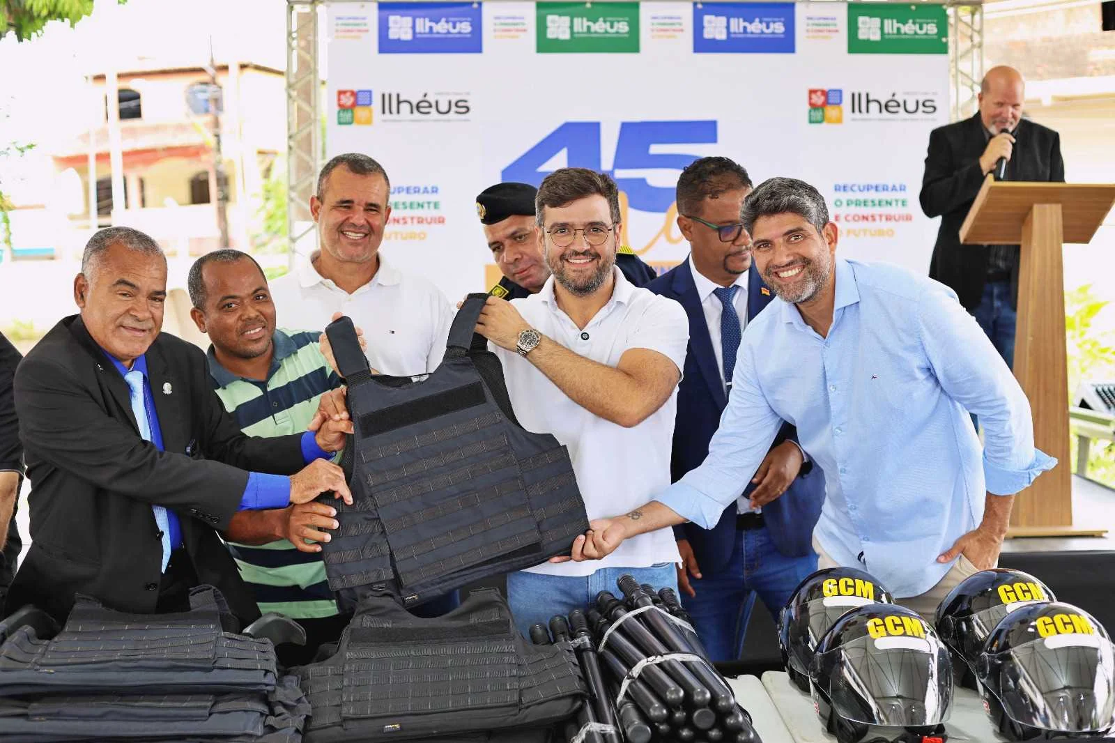 Prefeitura de Ilhéus celebra 45 anos da Guarda Civil Municipal com entregas e investimentos
