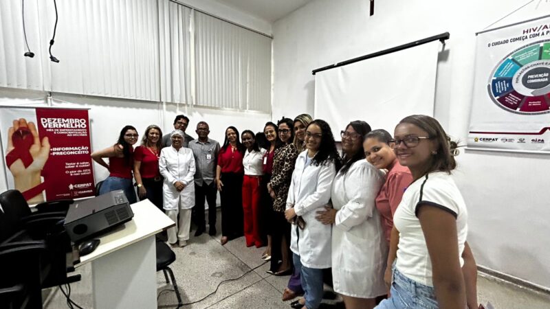 Hospital de Base de Itabuna realiza ação do Dezembro Vermelho com palestra e testagem rápida