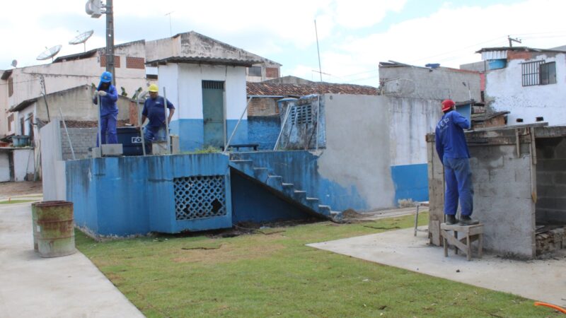 Requalificação da Praça da EMASA está próxima de ser concluída