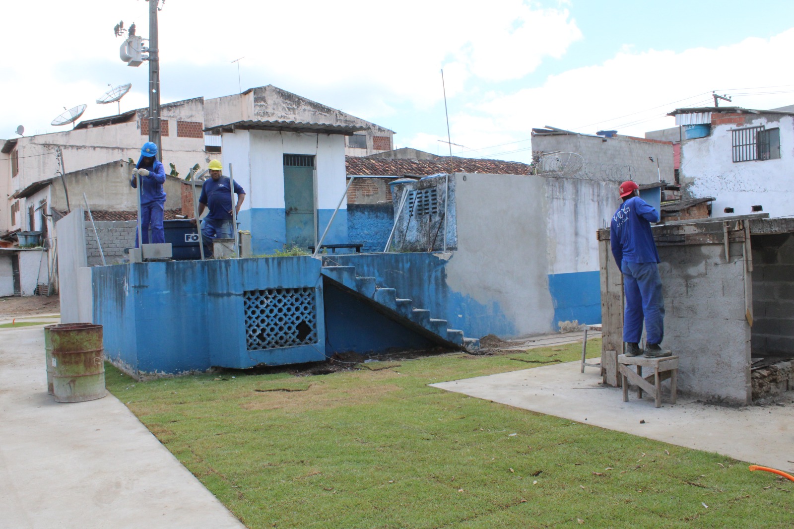 Requalificação da Praça da EMASA está próxima de ser concluída
