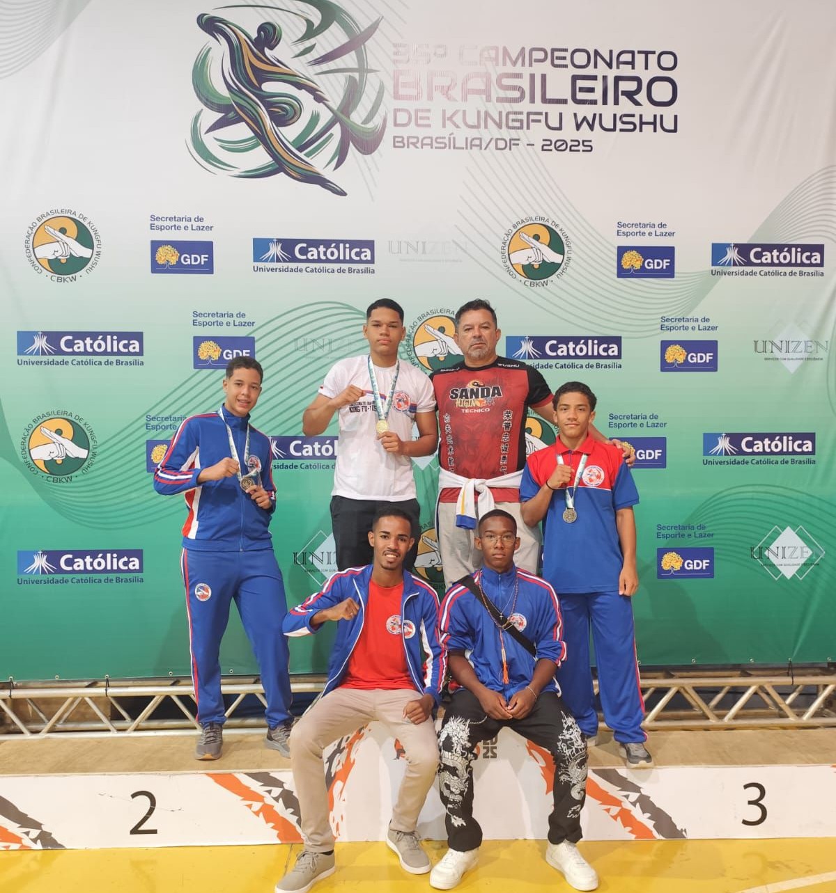 Atletas de Ibirapitanga conquistam três medalhas no 35º Campeonato Brasileiro de Kung Fu