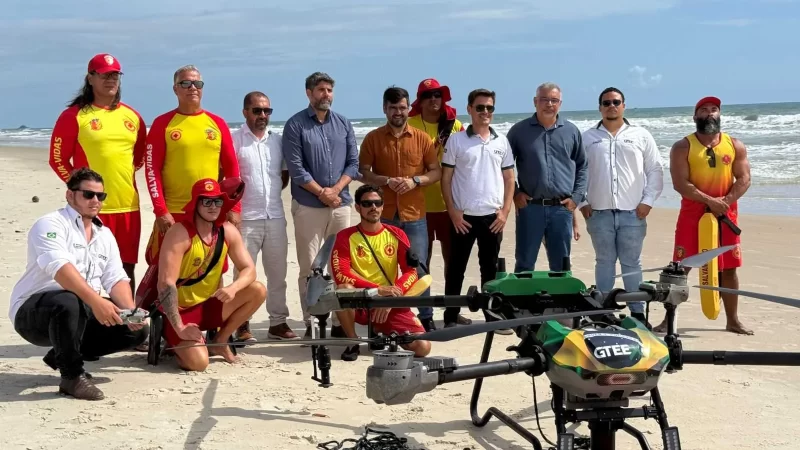 Ilhéus apresenta drone de salvamento aquático em evento nesta terça-feira (20)