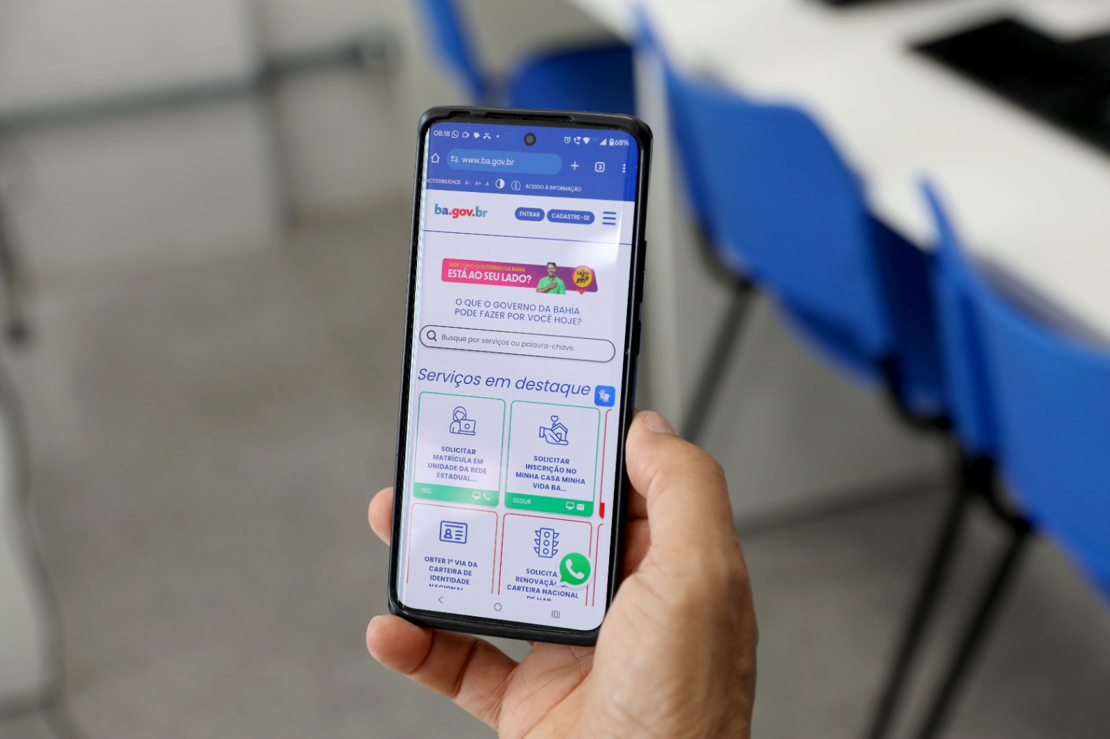 Matrícula de novos estudantes da rede estadual é aberta nesta segunda-feira (12) com prioridade para Pessoas com Deficiência (PCDs)