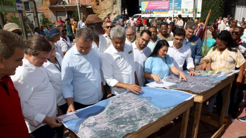 Jerônimo Rodrigues e Rui Costa autorizam obras do Novo PAC com investimento superior a R$ 27 milhões em contenções de encostas em Salvador