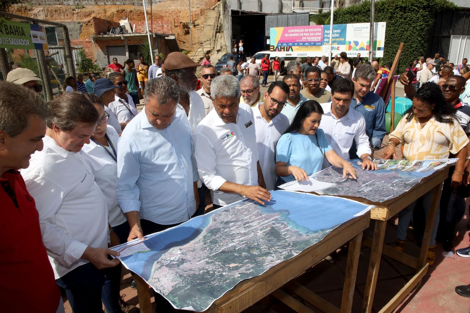 Jerônimo Rodrigues e Rui Costa autorizam obras do Novo PAC com investimento superior a R$ 27 milhões em contenções de encostas em Salvador