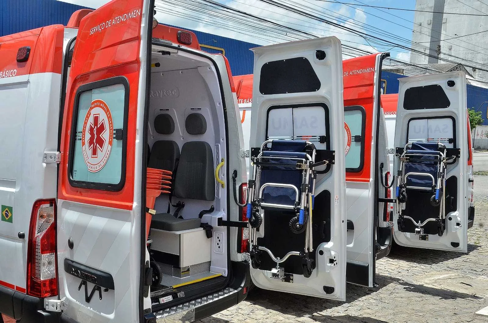 Ilhéus recebe três novas ambulâncias do SAMU e reforça atendimento de urgência e emergência