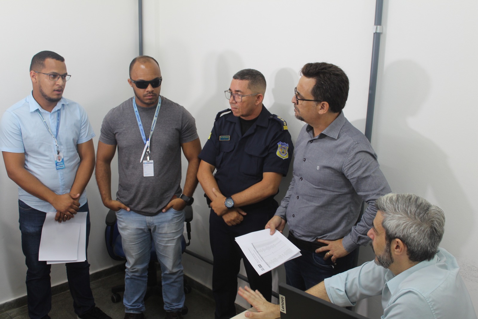 Encontro entre Polícia Civil, SESOP e EMASA define ações para conter furtos de hidrômetros