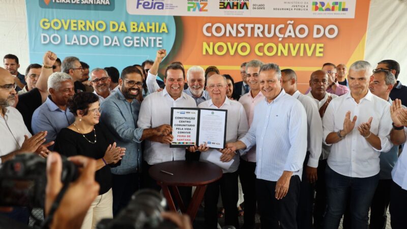 Parceria entre Governo do Estado e União garante implantação do Convive em Feira de Santana fortalecendo o Bahia pela Paz