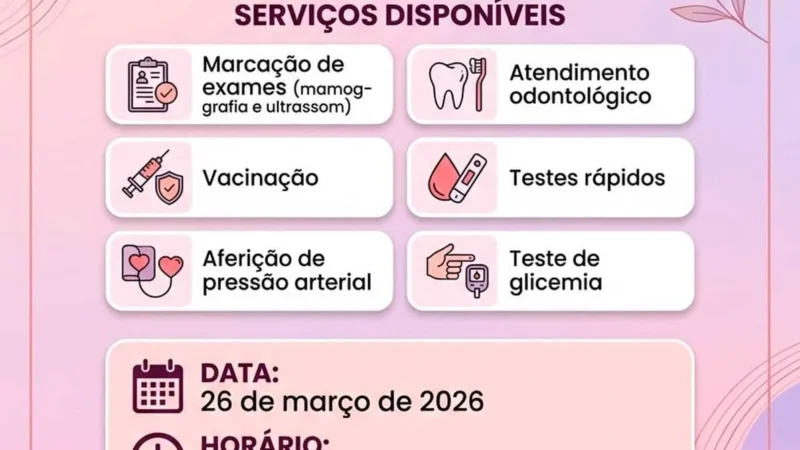 Ilhéus realiza ação da Mulher e oferece serviços gratuitos de saúde no dia 26 de março