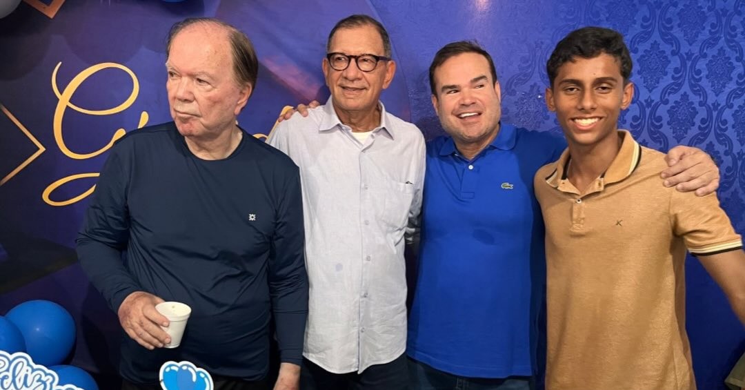 Jabes Ribeiro celebra aniversário de 74 anos ao lado de lideranças políticas Zé Cocá é citado como possível vice na chapa de ACM Neto