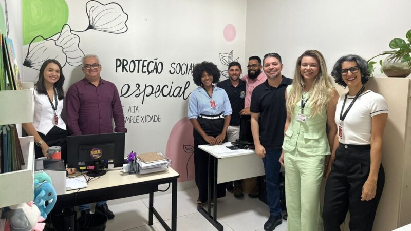 Secretaria de Desenvolvimento Social de Ibirapitanga recebe visita técnica do MP para fortalecimento do acolhimento familiar