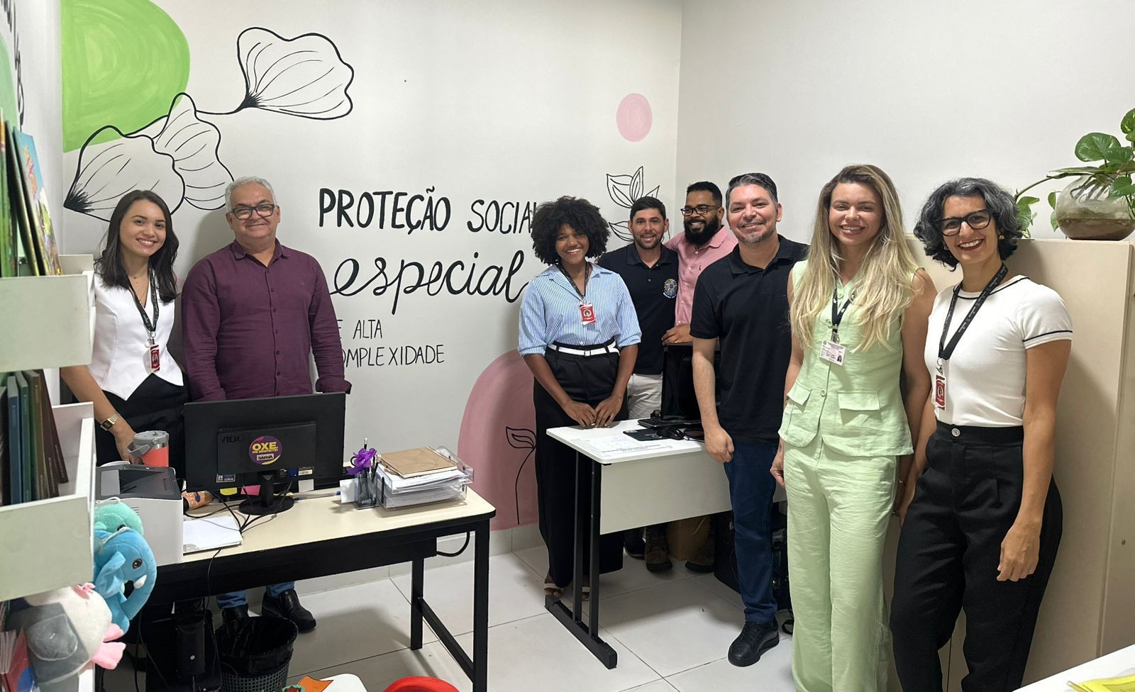Secretaria de Desenvolvimento Social de Ibirapitanga recebe visita técnica do MP para fortalecimento do acolhimento familiar