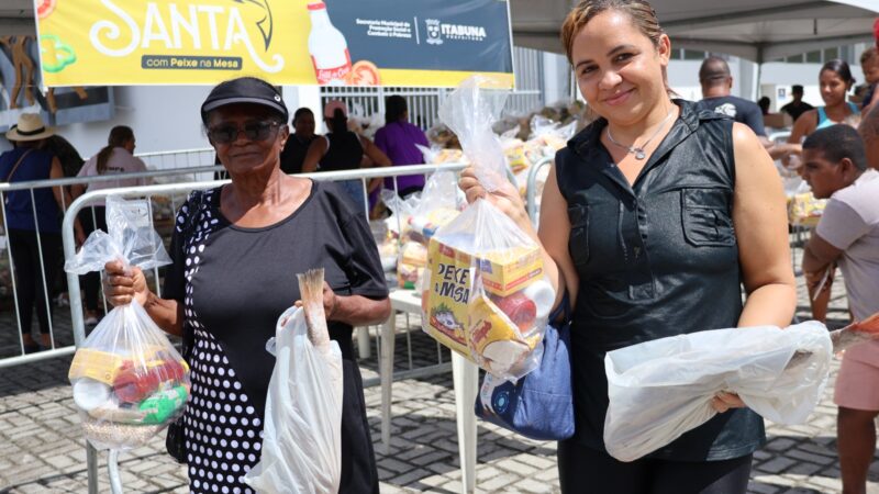 Prefeitura garante ceia da Semana Santa farta para famílias vulneráveis com a entrega 45 mil quilos de peixes