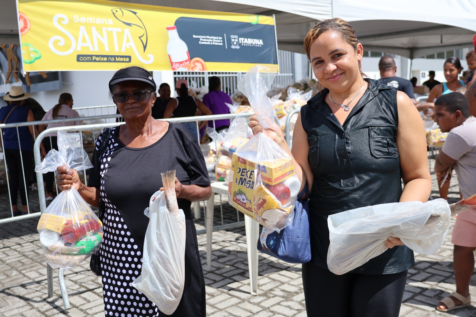 Prefeitura garante ceia da Semana Santa farta para famílias vulneráveis com a entrega 45 mil quilos de peixes