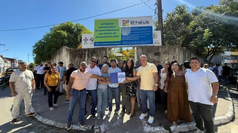 Prefeitura de Ilhéus assina ordem de serviço para reforma da UBS Hernani Sá