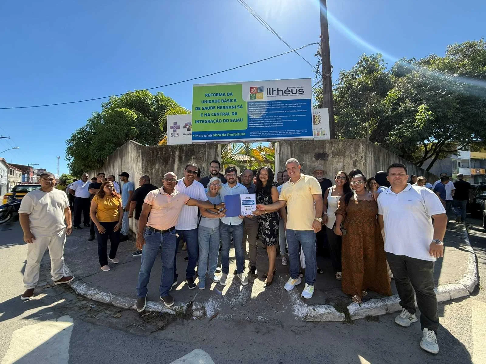 Prefeitura de Ilhéus assina ordem de serviço para reforma da UBS Hernani Sá