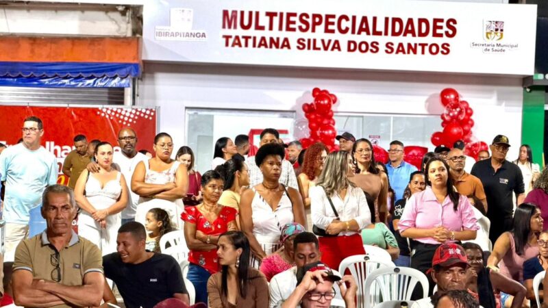 Prefeitura de Ibirapitanga inaugura Multiespecialidades, amplia educação integral em toda rede e anuncia Henry Freitas no IbiraPedro