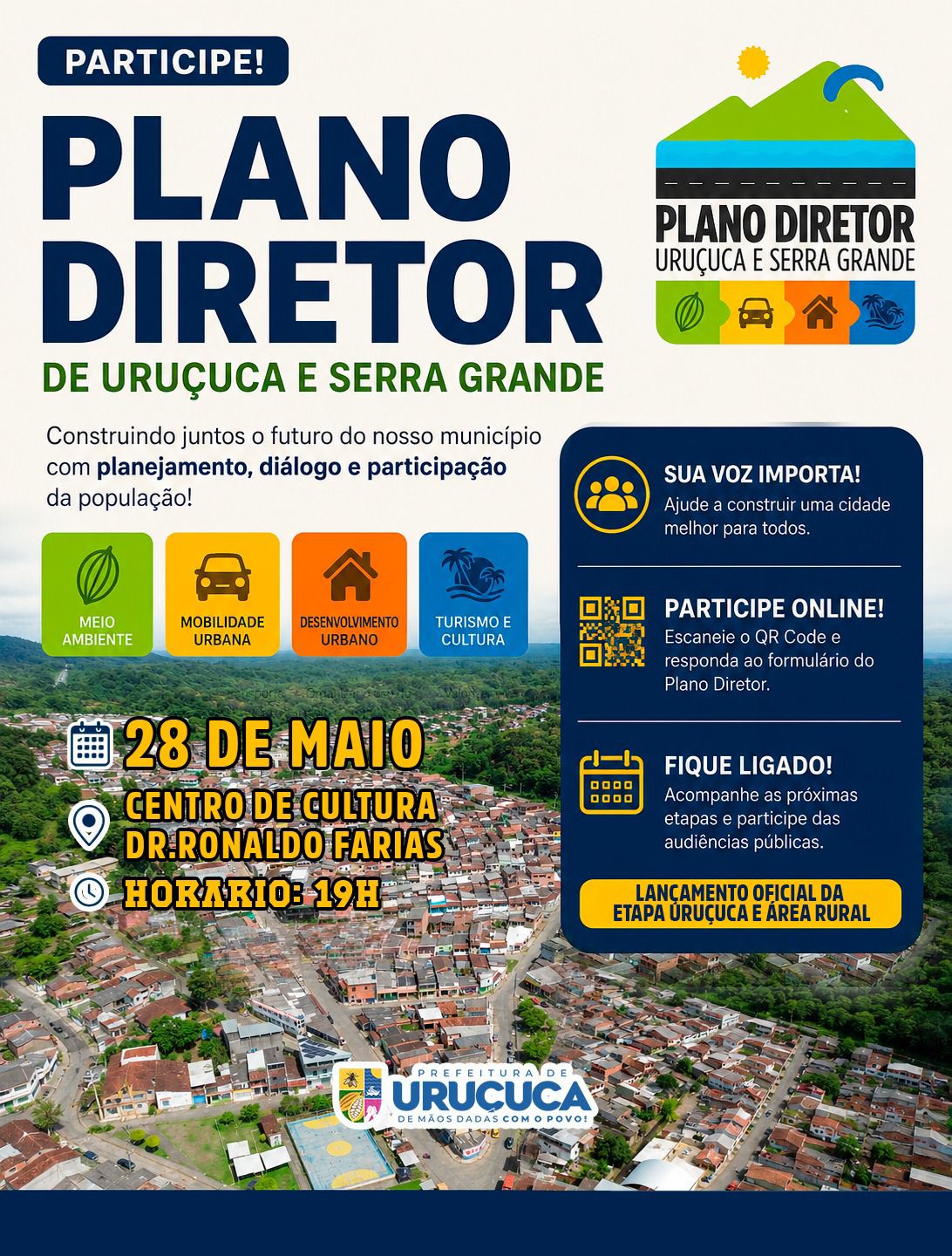 PREFEITURA DE URUÇUCA LANÇA PLANO DIRETOR DA ÁREA RURAL NESTA QUINTA-FEIRA