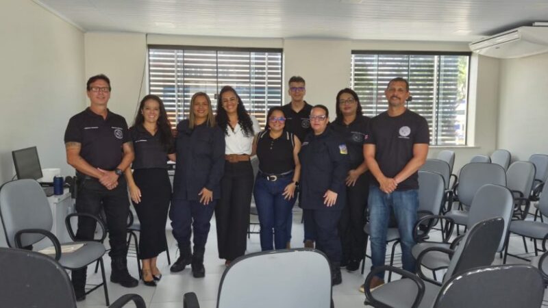 Secretaria de Políticas para as Mulheres e representantes da Patrulha Guardiã Maria da Penha e GCM pedem criação de Sala Lilás no DPT Itabuna