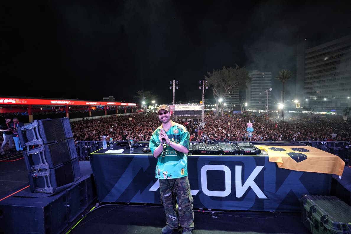 Espetáculo de luzes, drones e palco imersivo: Alok faz apresentação histórica no Ita Pedro 2026