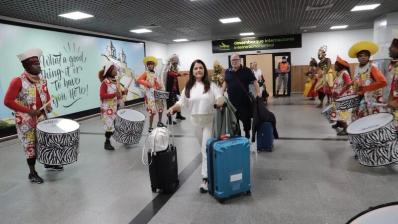 Bahia supera média nacional no aumento do fluxo de passageiros em voos domésticos e internacionais