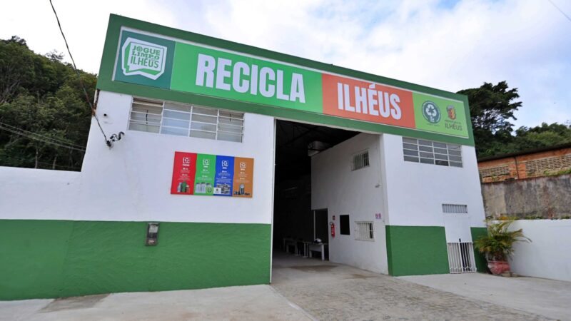 Prefeitura de Ilhéus inaugura galpão de reciclagem e fortalece política de resíduos sólidos