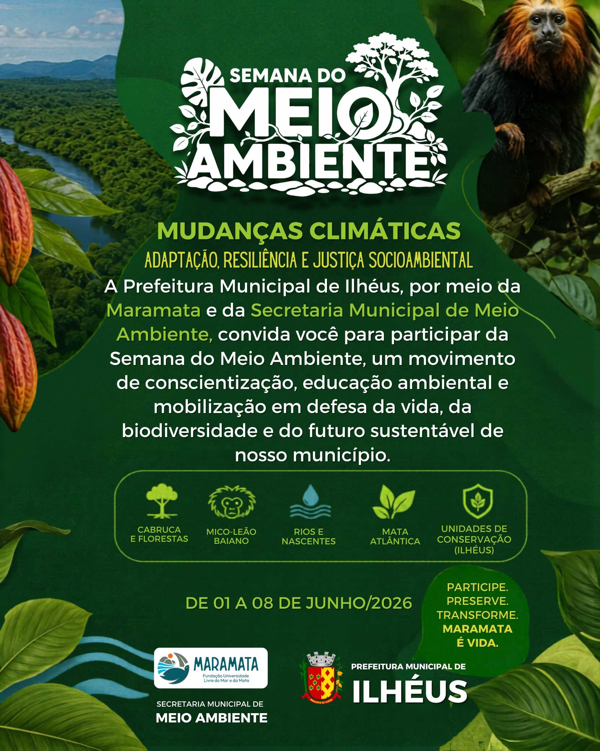 Prefeitura de Ilhéus realiza Semana do Meio Ambiente com ações educativas e troca sustentável