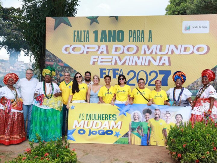 Bahia dá início à contagem regressiva para a Copa do Mundo FIFA de Futebol Feminino 2027
