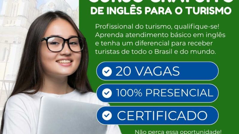 Prefeitura de Ilhéus abre inscrições para curso gratuito de inglês voltado ao atendimento ao turista