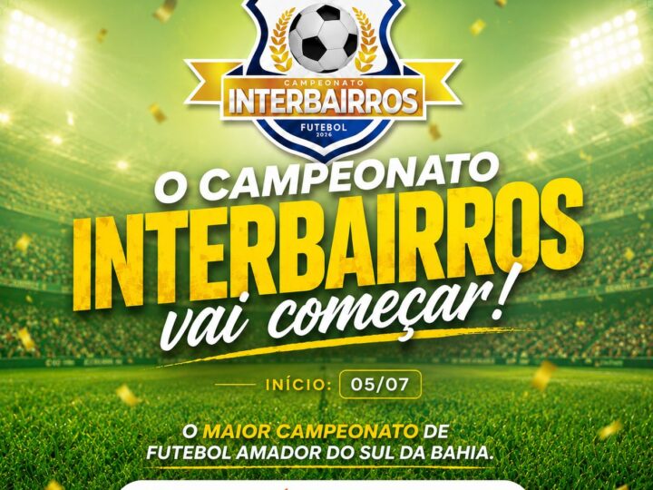 25º Campeonato Interbairros de Futebol de Itabuna começa domingo com 36 seleções