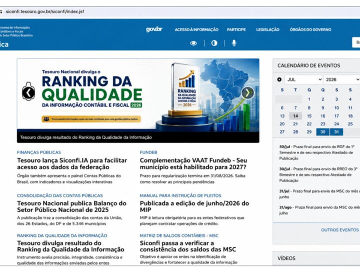 Dados financeiros do Estado da Bahia estão disponíveis na plataforma do Tesouro Nacional