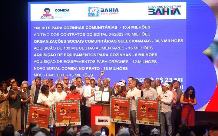 Governo da Bahia realiza o maior investimento do país em ações de combate à fome