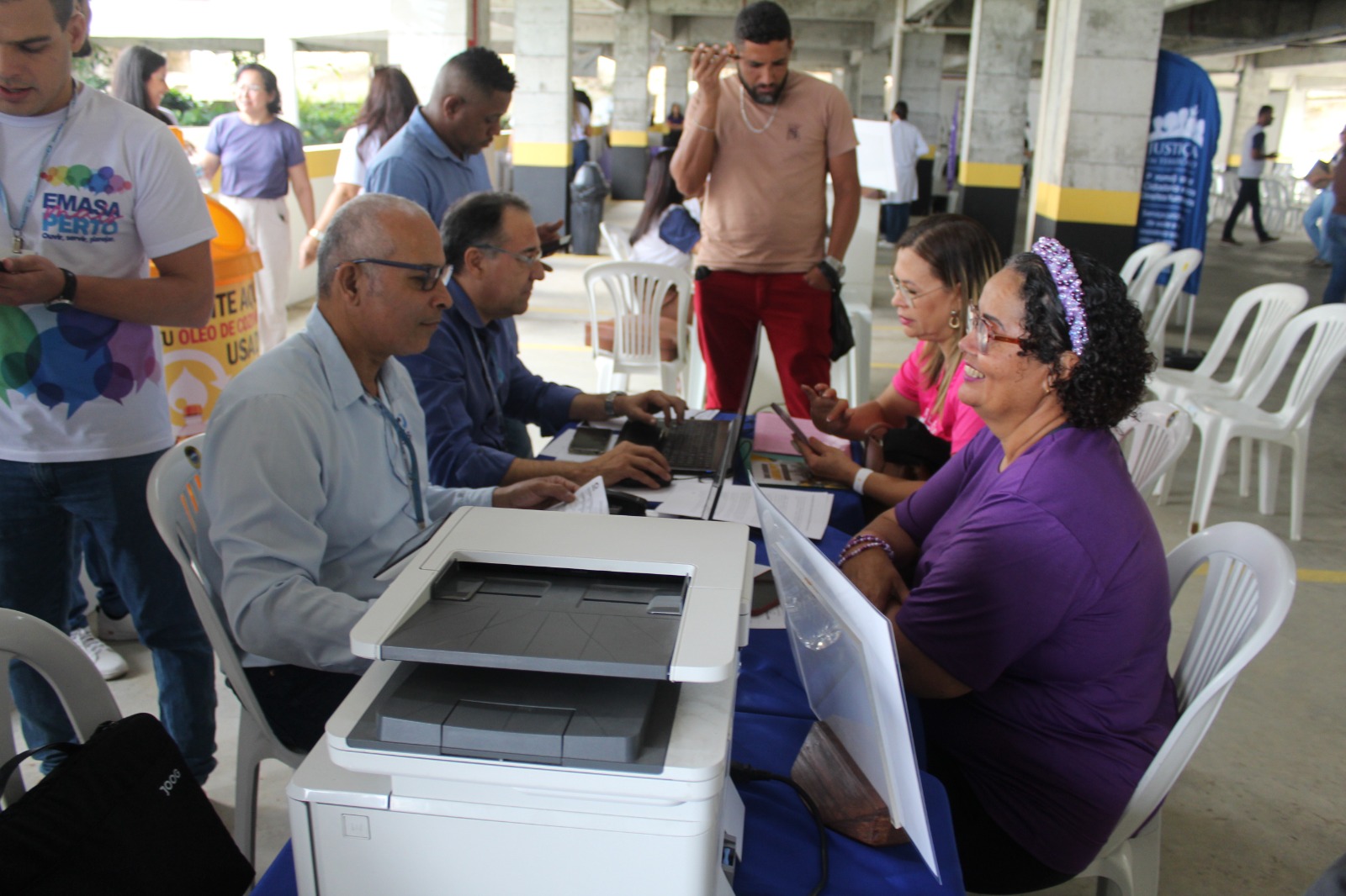 Programa EMASA Mais Perto leva serviços à população na 2ª Edição do projeto Justiça em Território do TJBA